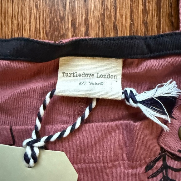 NEW Turtledove London Organic Cotton Forest Overalls 6-7 Years - Picture 8 of 9
